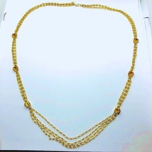 Banana republic gold necklace